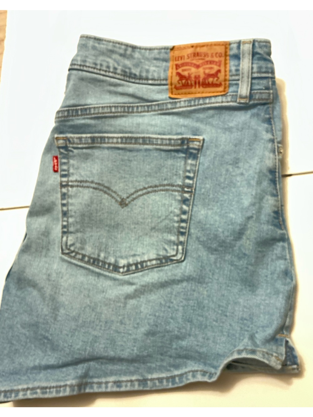 Levi’s Women’s A Line Shorts Light Wash